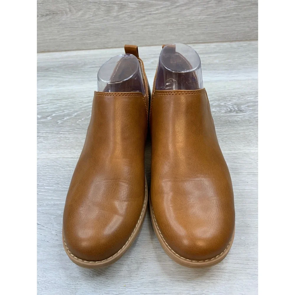 Eurosoft by Sofft Maggie Women's 9.5 Brown Ankle Boots Comfort Casual Booties